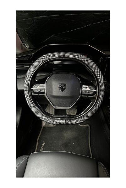 Fox Siyah Taşlı Direksiyon Kılıfı Peugeot Direksiyonlarına Özel Tasarım
