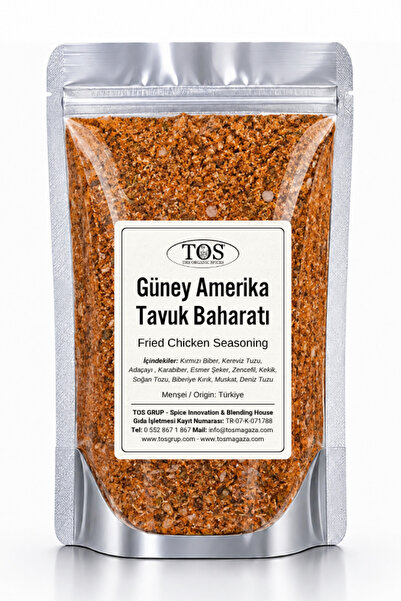 TOS The Organic Spices Güney Amerika Kızarmış Tavuk Baharatı 100 gr South Ame...