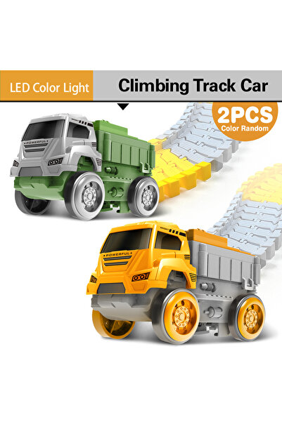Choice Car 2pcs-GC Magic Climbing Track train,Create A Dinosaur World Road Ra...
