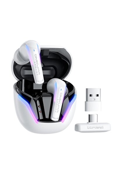 Choice1 White T27 ONIKUMA T27 Wireless Earbuds Dual-mode Headset Independent ...