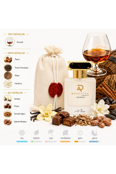 Rosentia Luxe Edıtıon Lx18 (ANGEL SHARE) Muadili Erkek Parfümü 50ml Edp
