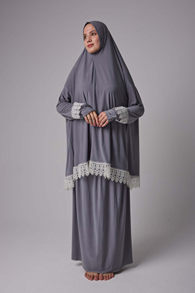 Kutay Collection Women's Two-Piece Summer Breathable, Flowy Abaya Prayer Dres...