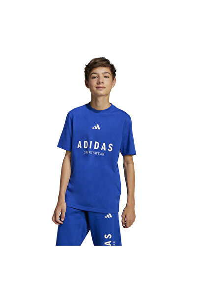 adidas Αθλητικά ρούχα J ALLSZN GFX T JC7615 Βασιλικό Μπλε 128