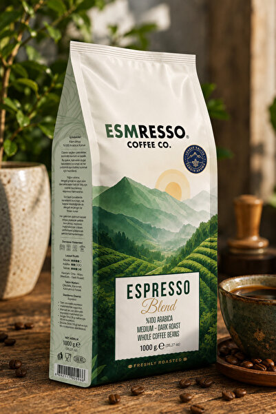 Esmresso Espresso Blend Çekirdek Kahve 1000g