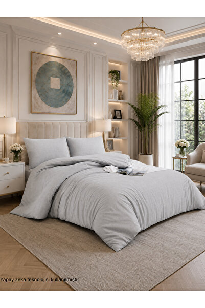 ELY PARKER Tek Kişilik Nevresim Takımı (100x200 Lastikli Çarşaf+yorgan Kılıfı...