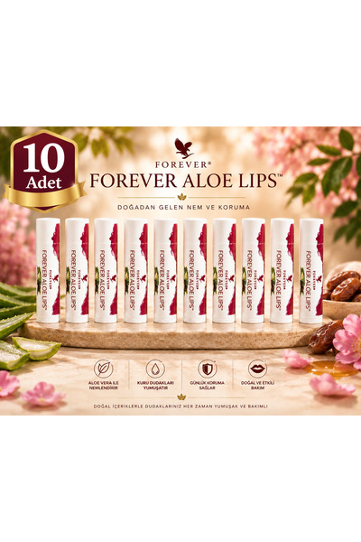 Forever Living Forever Aloe Lips Dudak Koruyucu Bakımı Ve Nemlendirici Krem-0...