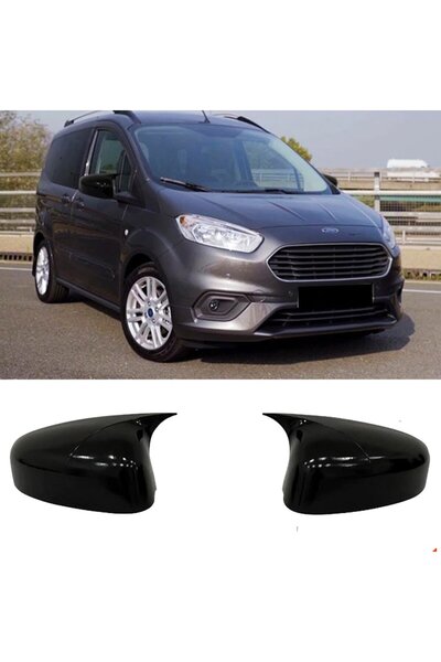 Genel Markalar Ford Courier Yarasa Ayna Kapağı Piano Black Parlak Siyah 2014-...