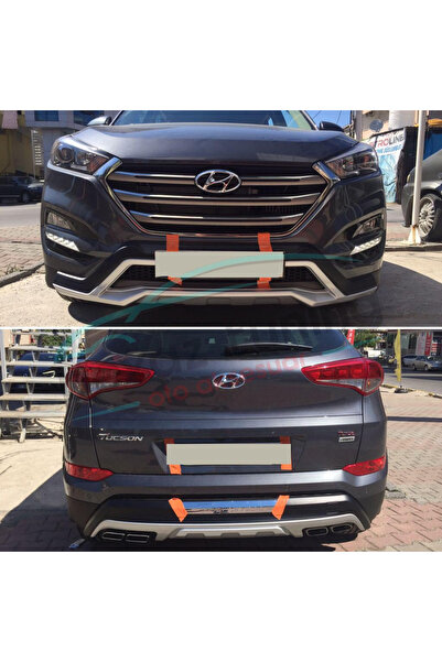 Universal Hyundai Tucson Ön Arka Tampon Koruma Difüzör 2015-2018 Arası