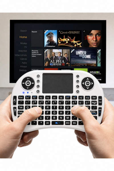 Keyboard Kablosuz Bluetooth Smart Tv & Tv Box Uyumlu Türkçe Mini Klavye