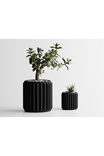 Sani Ghiveci decorativ Sani, Florida 100 x 100 x 103 mm, Negru mat
