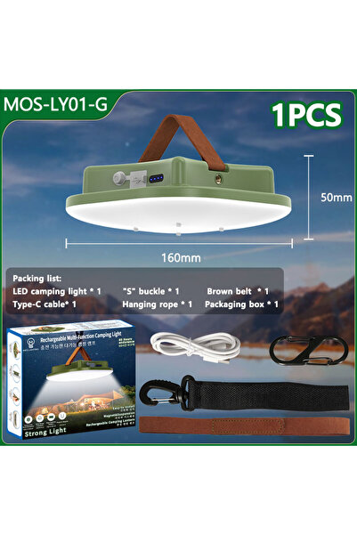 Choice خيمة شحن بالطاقة الشمسية من موسليتنج، لون أخضر، MOSLY01-1PCS، مزودة بإ...