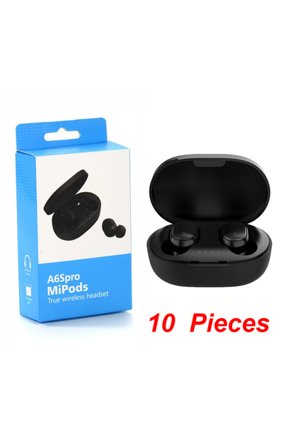 Choice 10 Black 10Pcs Wholesale A6S TWS Wireless Headphones Bluetooth Earphon...