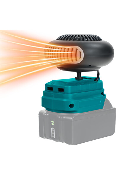 Choice without battery Portable Warm Air Blower Car Heater Cordless Car Defro...