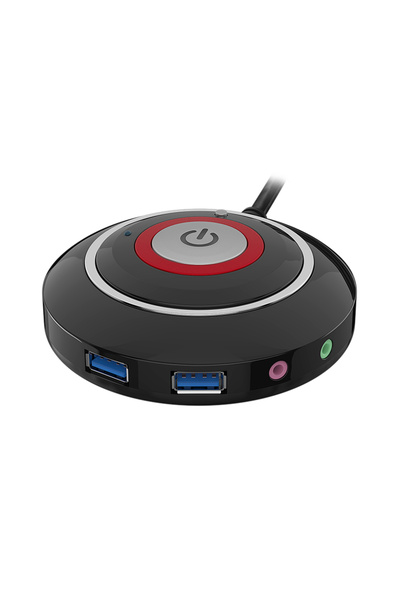 Choice X1-1 TEUCER Computer Desktop Switch Button With Dual USB Audio Desktop...