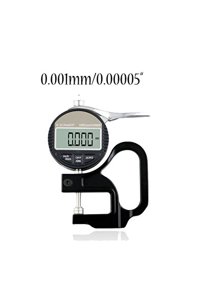 Choice1 0.001mm 0.01/0.001mm Electronic Thickness Gauge 12.7mm Digital Microm...