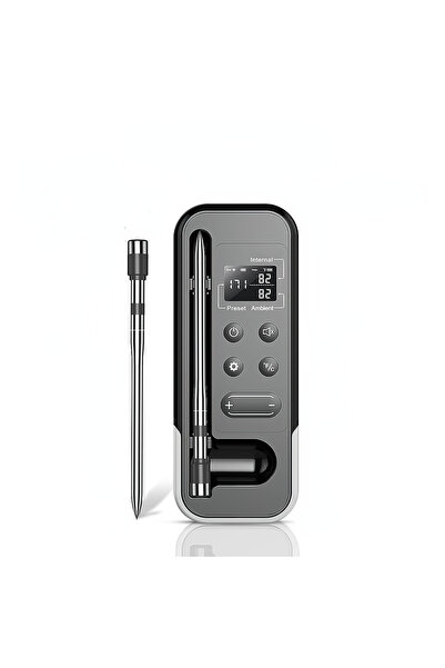 Choice black Smart Bluetooth BBQ Thermometer Wireless Meat Probe Kitchen Cook...