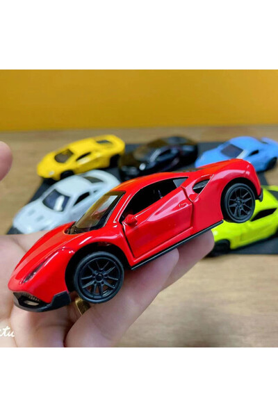 Choice4 Red 1:43 Diecast Alloy Car Model Metal Pull Back Simulation Car Toy B...