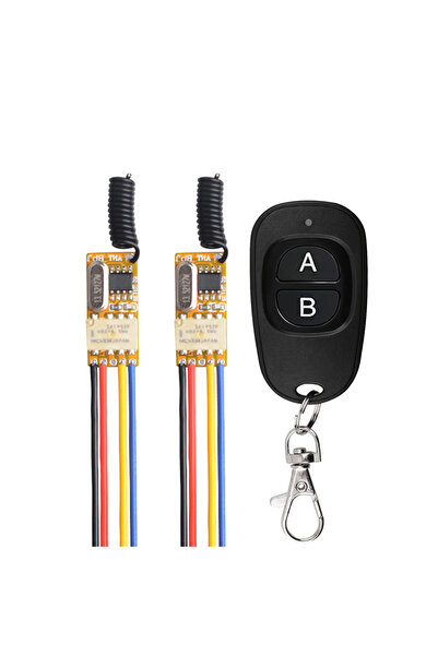 Choice1 2 Receiver 1 Remote 3.7-12V Tiny RF Remote Control Switch 433Mhz Mini...