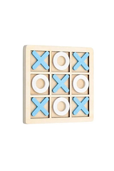 Choice1 NB118C2 ألعاب شطرنج خشبية للأطفال لعبة ألغاز XO Double Play للتفاعل ب...