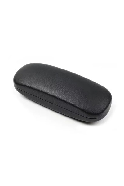 Choice Black Lichee PU Leather Hard Glasses Case for Men And Women - Protecti...