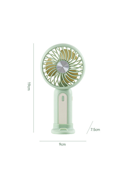 Choice light green MEET SUN 3-Speed Silent Small Handheld Portable Electric F...