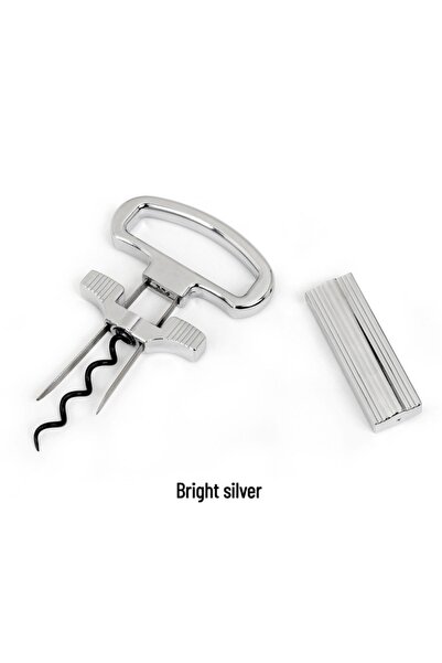 Choice Bright silver JUSTINLAU Portable Red Wine Alloy Bottle Opener Cork-pop...