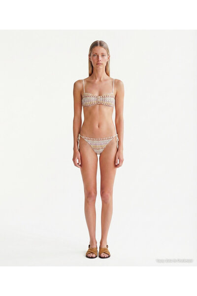 Yargıcı Straplez Bikini Üst