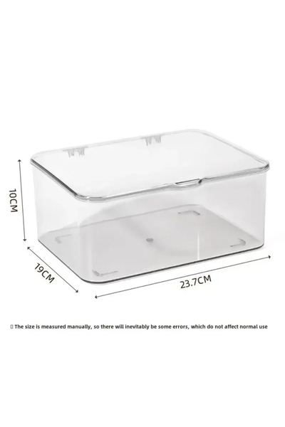 Choice Clear Acrylic Clear Clamshell Storage Organizer Box Multi-Purpose Stat...