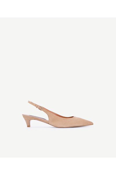 Yargıcı Low Heeled Slingback Shoes