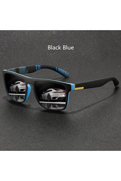 Choice4 BlackBlue Fashion Square Sunglasses Men Women Driving Fishing Hiking ...