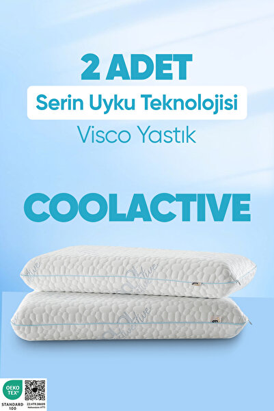 Pillow Market Anti-Sweat Visco Pillow Heat Controlled Cool Active Visco Sleep...