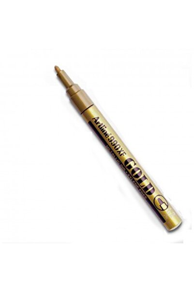 artline Ek-990Xf Marker Pen Gilded Round Tip 1.2 mm Gold (12 Li Box)