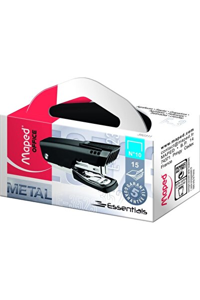 Maped Essential Metal Mini Stapler No:10 Black3154143523111