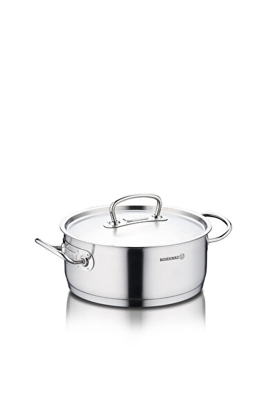 KORKMAZ Kor A1169 Proline Short Steel Pot 20X9 cm 2.8 L