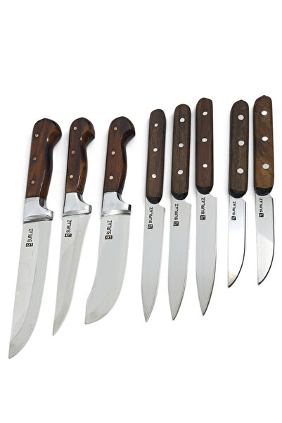 SürLaz Handmade 8 Parça Bıçak Seti Çeyizlik
