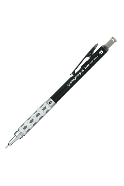 Pentel 0.5 Metal Gövdeli Gizli Uç Teknik Çizim Ve Yazı Versatil Kalem Siyah P...