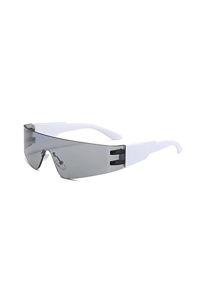 Choice6 white Futuristic Technology Y2k Street Photo Concave Shaped Shaped Sp...