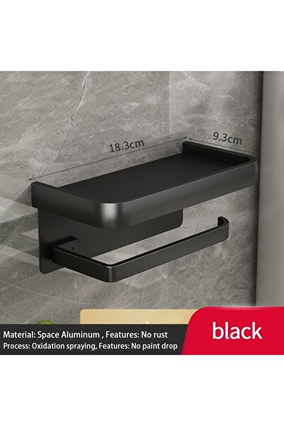 Choice1 black tissue holder Bathroom Tissue Box, Bathroom Storage Rack, Toile...