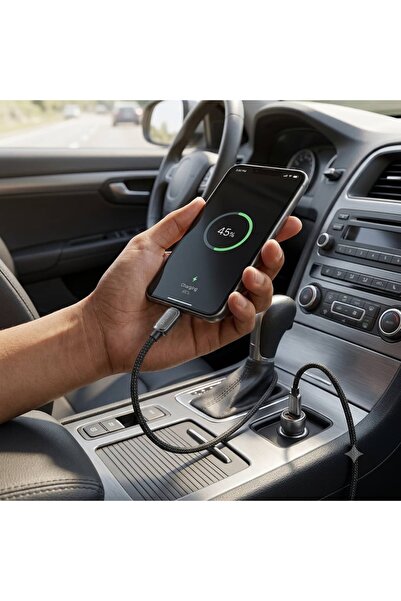 lutors كيبل شحن ونقل بيانات من نوع USB إلى Type-C بطول 1.2 متر وبقوة 20 واط للشحن السريعC102