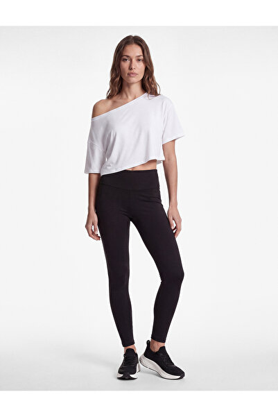 Koton Modal Fabric Boat Neck Short Sleeve Comfortable Fit Crop Sports T-Shirt