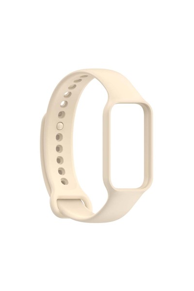 Choice Beige Silicone Wristband Strap For Smart Band 8 Active Bracelet Watchb...
