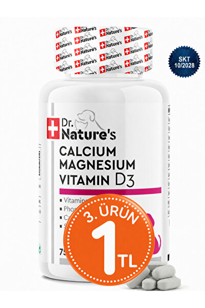 Dr. Nature's Köpekler İçin Calcium Magnesium D3 Mineralli Kemik & Diş Sağlığı...