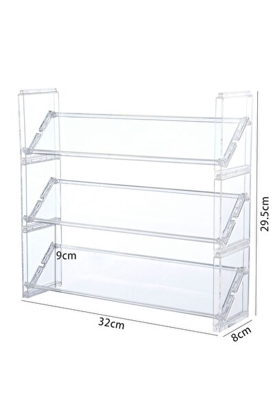 Choice3 رف عرض شارات الأنمي كبير بثلاث طبقات، قابل للتكديس، متعدد الطبقات، شف...