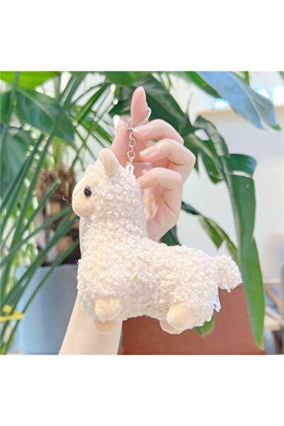 Choice5 A3 Cartoon Cute Alpaca Plush Pendant Creative Kawaii Doll Keychain Fa...