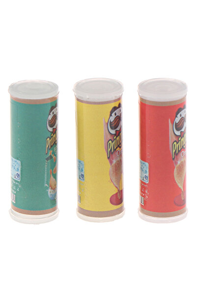 Choice one size 1 set/3 pcs 1:12 Dollhouse Miniature Food Potato Chips Bottle...