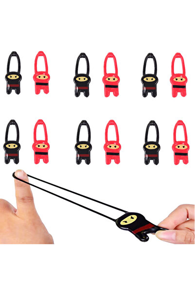 Choice 12pcs 12/30Pcs Soft Plastic Mini Finger Slingshot Games Kids Birthday ...