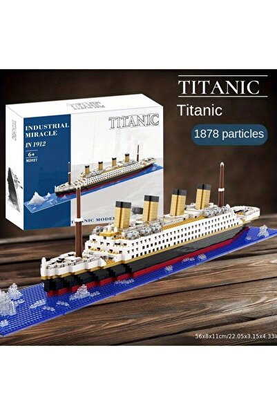 Choice 1878 pcs Building block assembly toy Titanic giant boy girl puzzle cru...