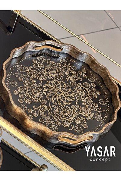 YASAR CONCEPT Rosavelle Decorative Tray 40X40 cm