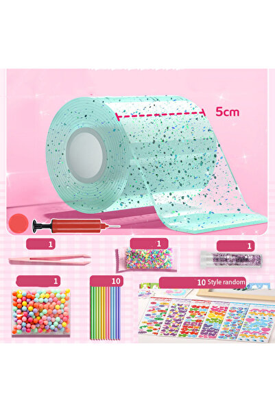 Choice10 1roll set J DIY Blow Bubble Nano Tape Full Set of PET Nano Glue Knea...