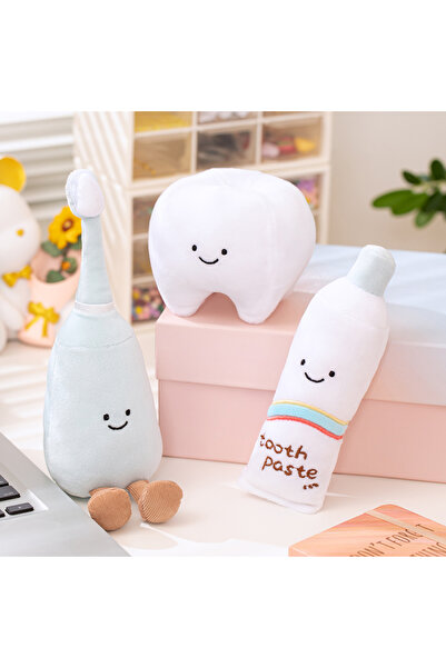 Choice see choose option 3pc tooth one set Cartoon Teeth Cleaning Bathroom Su...